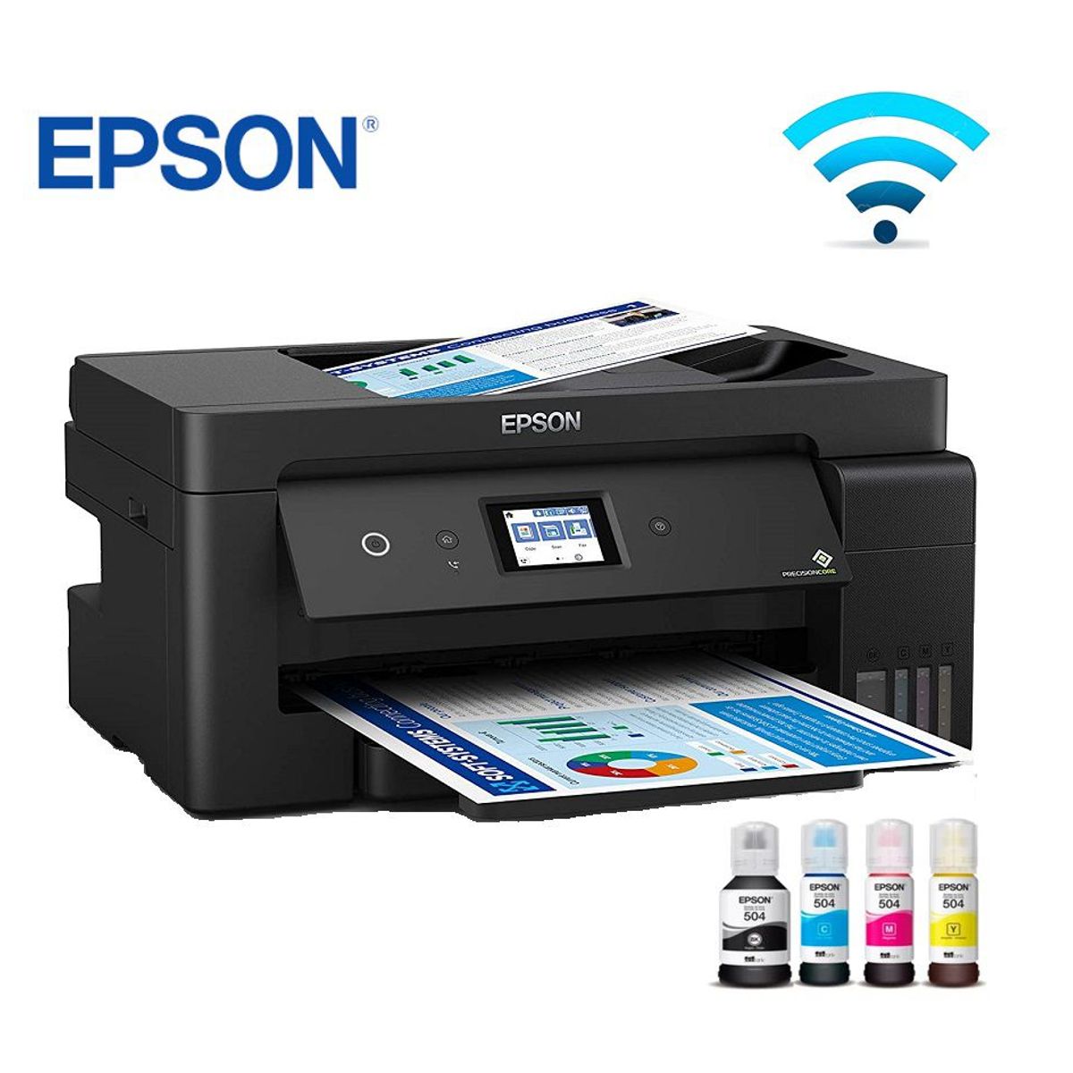 EPSON - Impresora Epson L14150 A3+ WIFI COPIAS ESCANEA  ETHERNET FAX