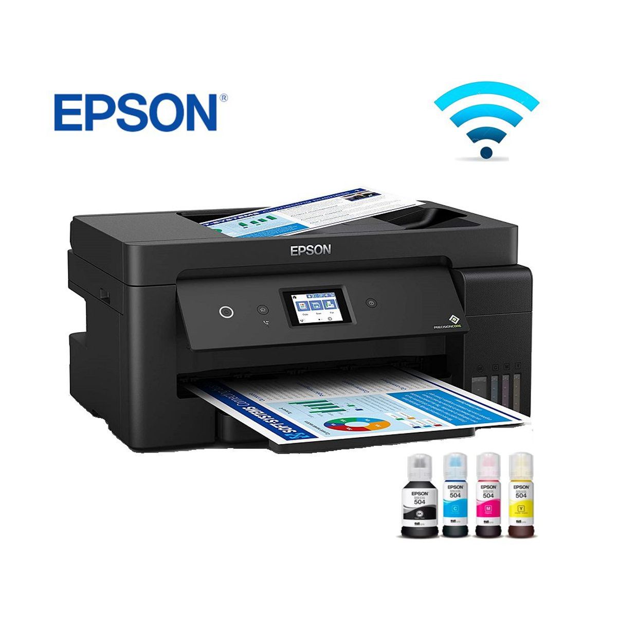 EPSON - Impresora Epson L14150 A3+ WIFI COPIAS ESCANEA  ETHERNET FAX