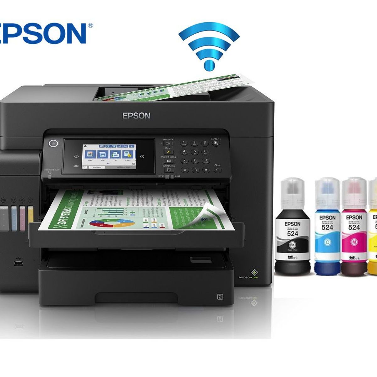 EPSON - Impresora Epson L15150 A3 Imprime copia escanea Wi-Fi USB Ethernet