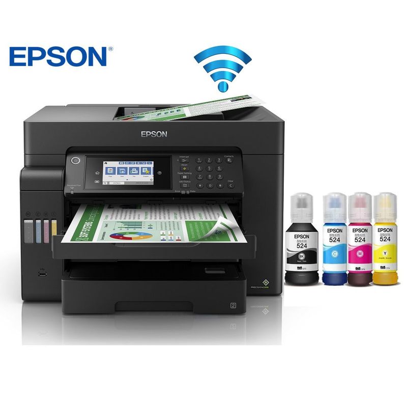 EPSON - Impresora Epson L15150 A3 Imprime copia escanea Wi-Fi USB Ethernet