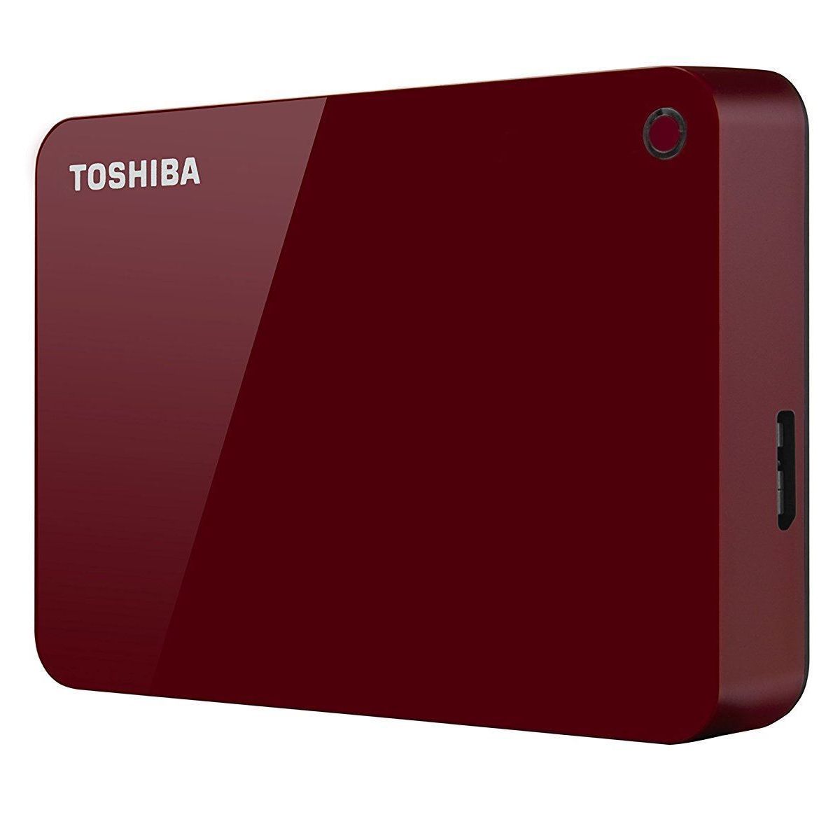 TOSHIBA - Toshiba 1TB Canvio Advance Rojo Disco Externo - HDTC910XR3AA