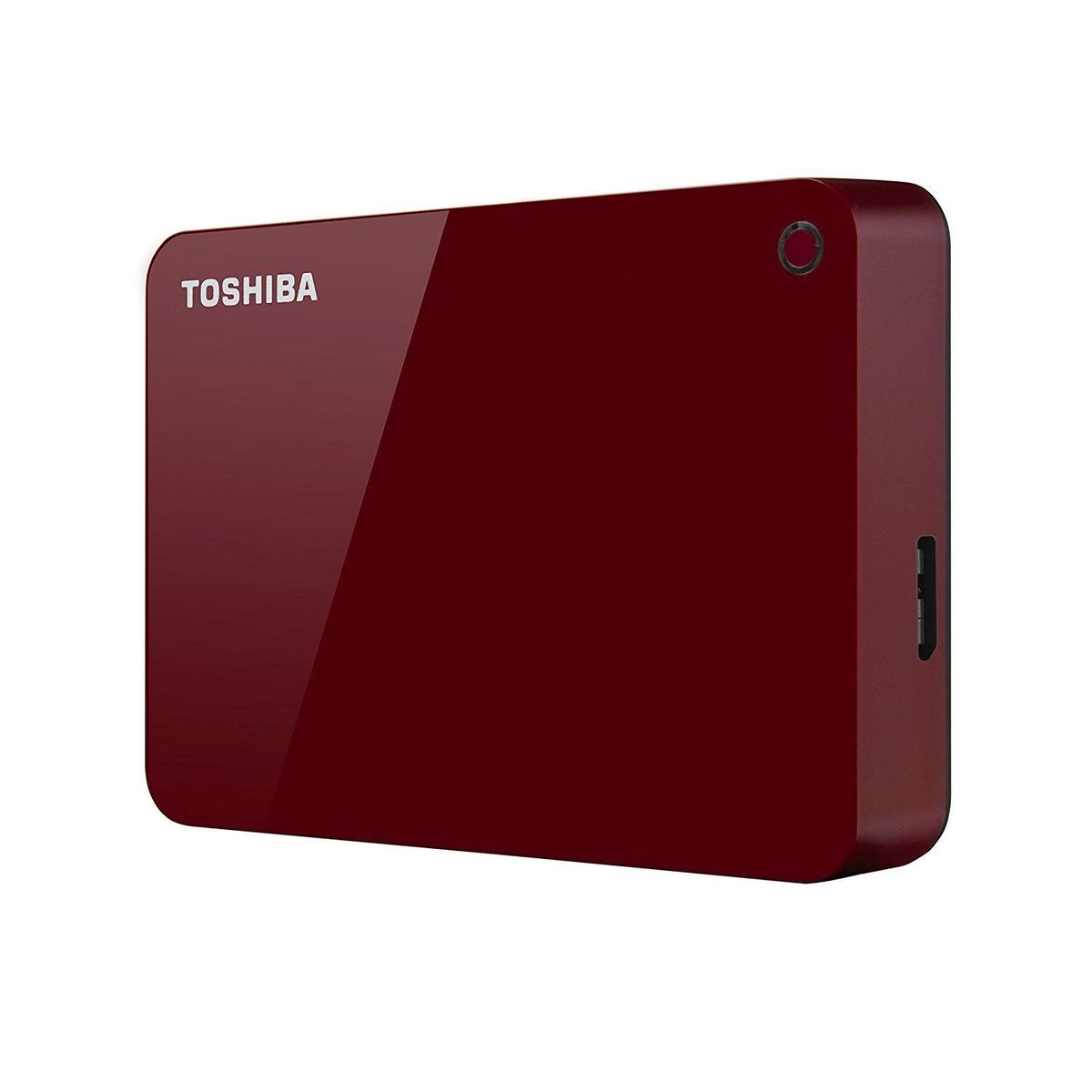 TOSHIBA - Toshiba 1TB Canvio Advance Rojo Disco Externo - HDTC910XR3AA