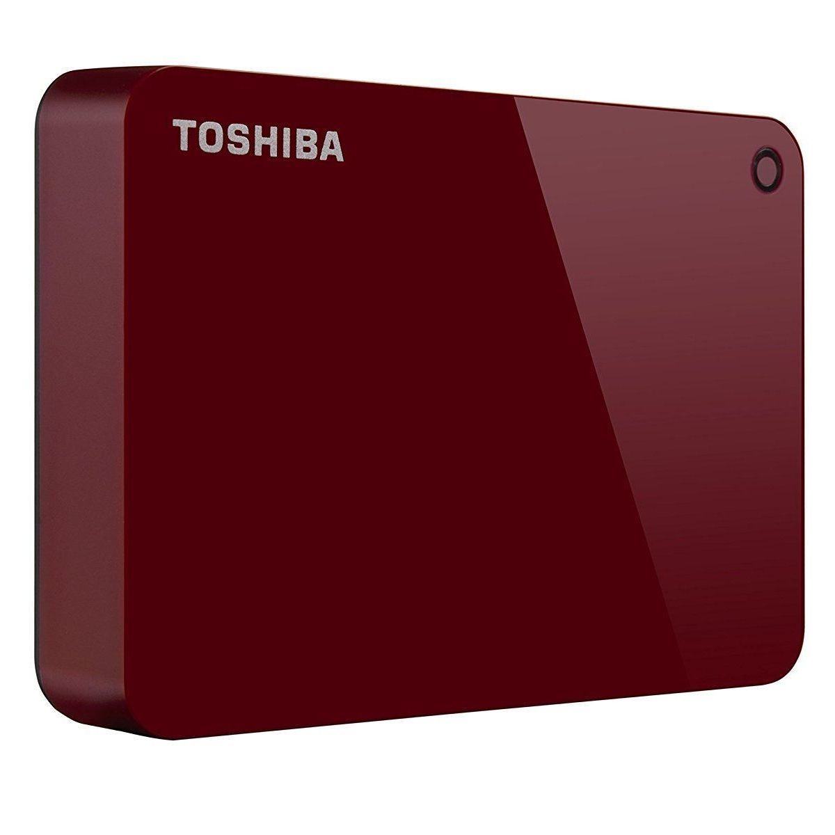 TOSHIBA - Toshiba 1TB Canvio Advance Rojo Disco Externo - HDTC910XR3AA