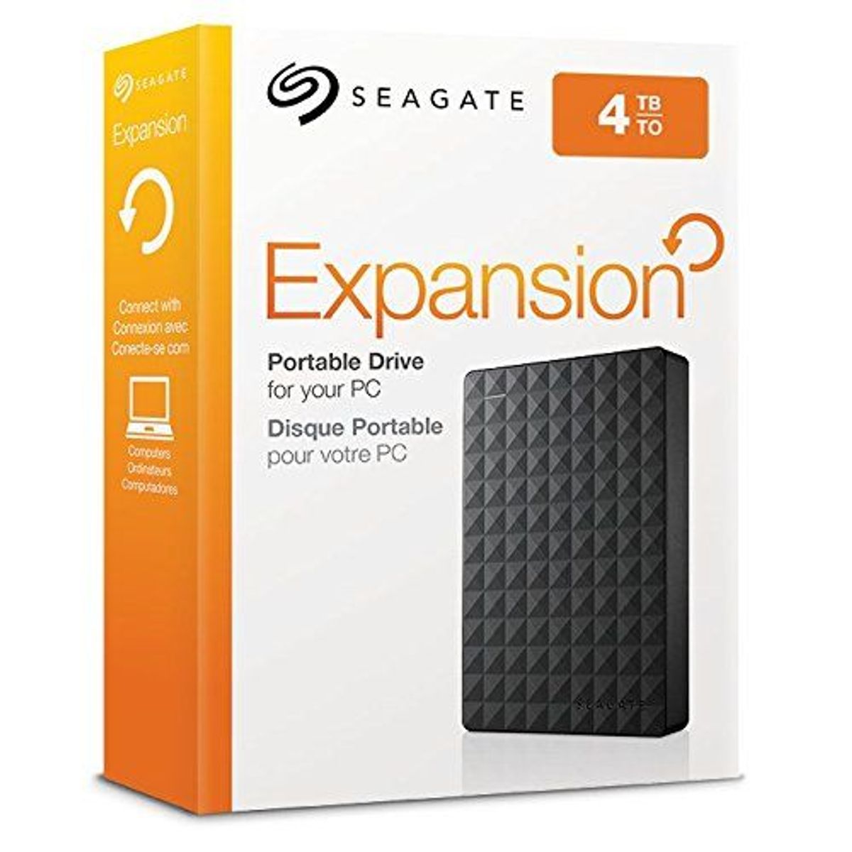 SEAGATE - Seagate Expansion Disco Duro Externo 4 TB Portable - STEA4000400