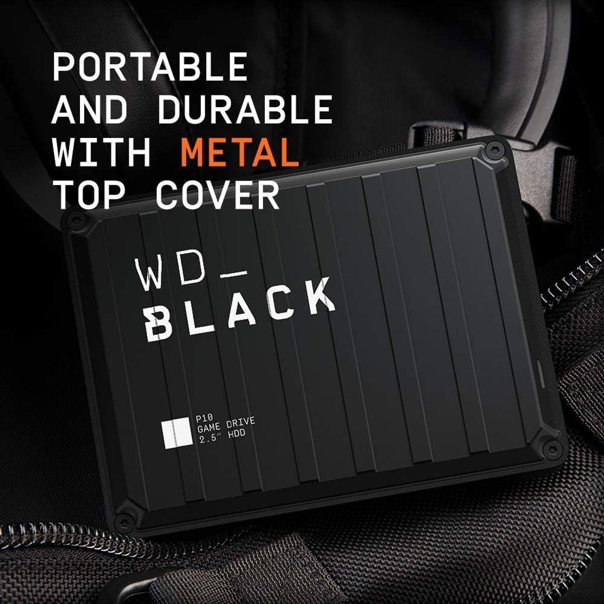 WESTERN DIGITAL - Disco Externo Western WD Black 4TB P10 Game Drive 3.2 WDBA3A0040BBK