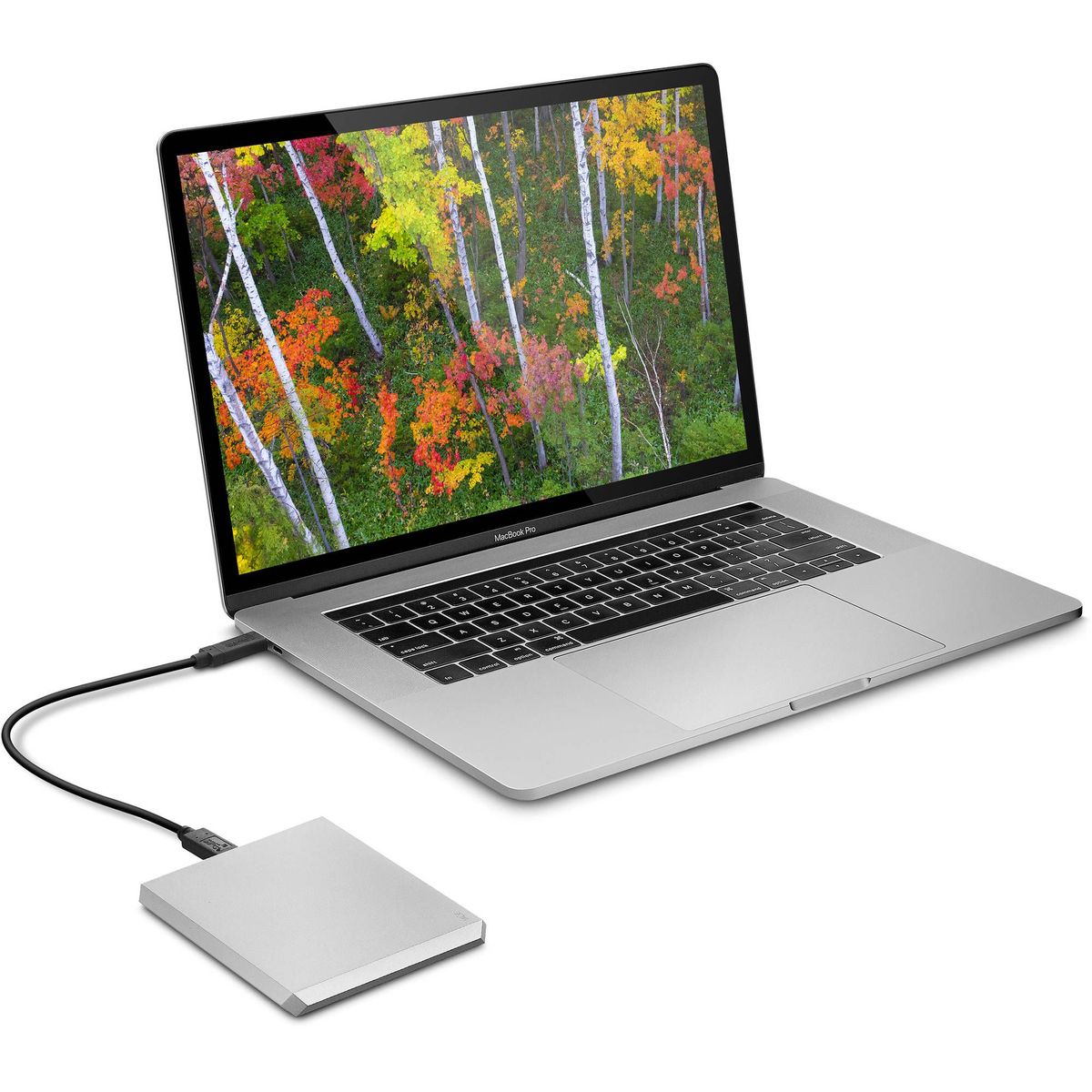 LACIE - Lacie Disco Externo 2TB USB 3.1 Type-C Mobile Mac Plata - STHG2000400