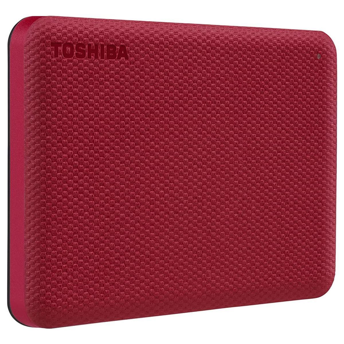 TOSHIBA - Toshiba Disco Externo 2TB Canvio Advance Rojo - HDTCA20XR3AA