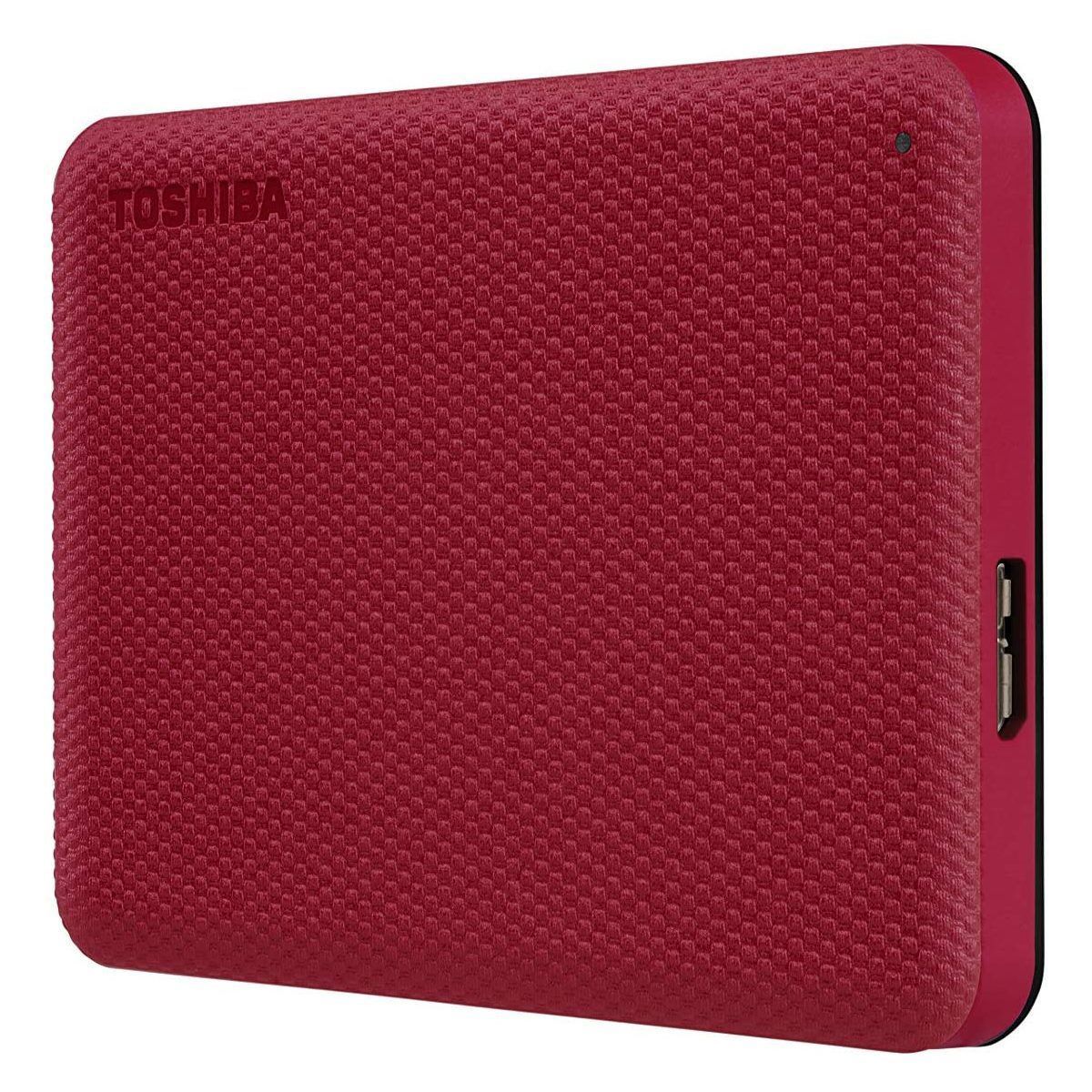 TOSHIBA - Toshiba Disco Externo 1TB Canvio Advance v10 Rojo - HDTCA10XR3AA