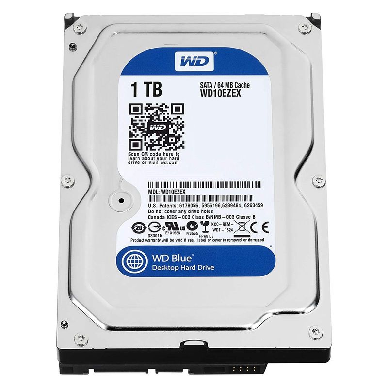 WESTERN DIGITAL - Western WD Disco Duro 1TB Blue 64MB 3.5 7200RPM - WD10EZEX