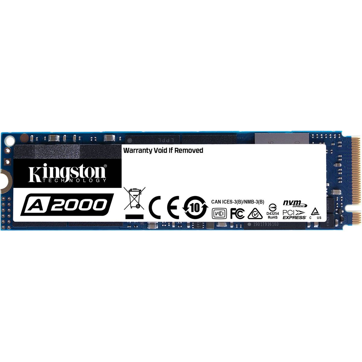 KINGSTON - Kingston A2000 500GB SSD NVMe PCIe M2 Disco sólido - SA2000M8500G