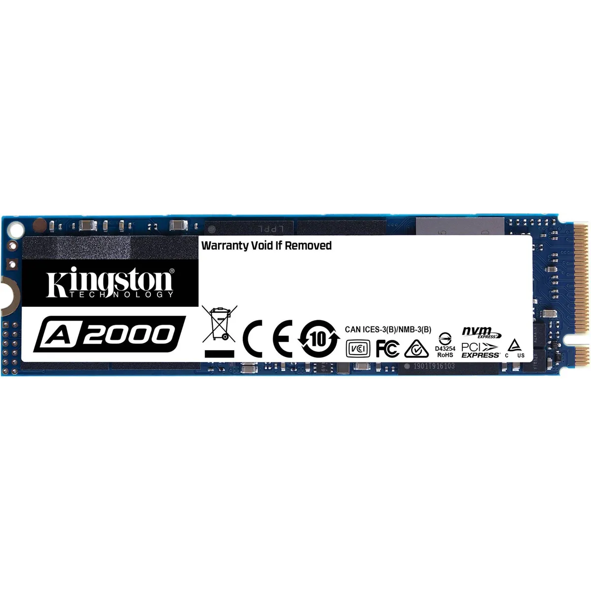 KINGSTON - Kingston A2000 1TB SSD NVMe PCIe M2 Disco sólido - SA2000M81000G