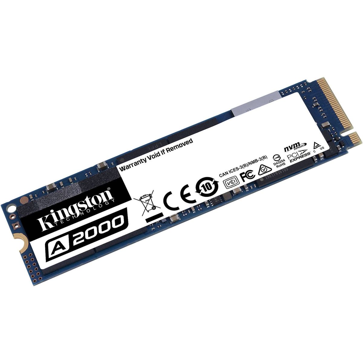 KINGSTON - Kingston A2000 1TB SSD NVMe PCIe M2 Disco sólido - SA2000M81000G
