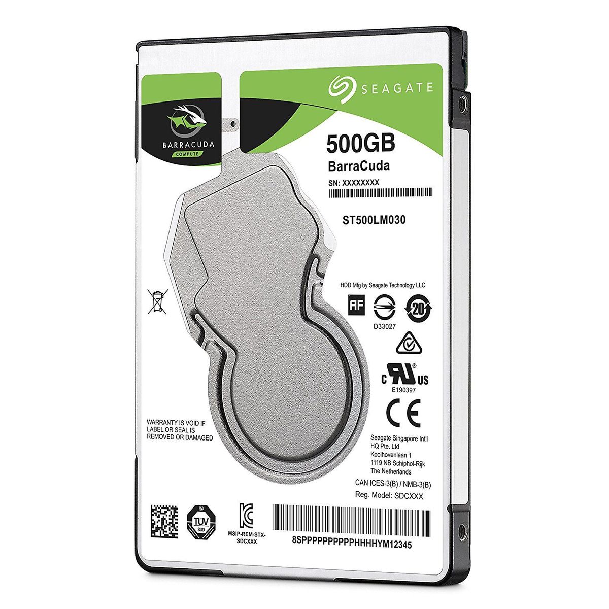 SEAGATE - Seagate Disco Duro 500GB 25 Barracuda 128MB 6Gbs Laptop ST500LM030