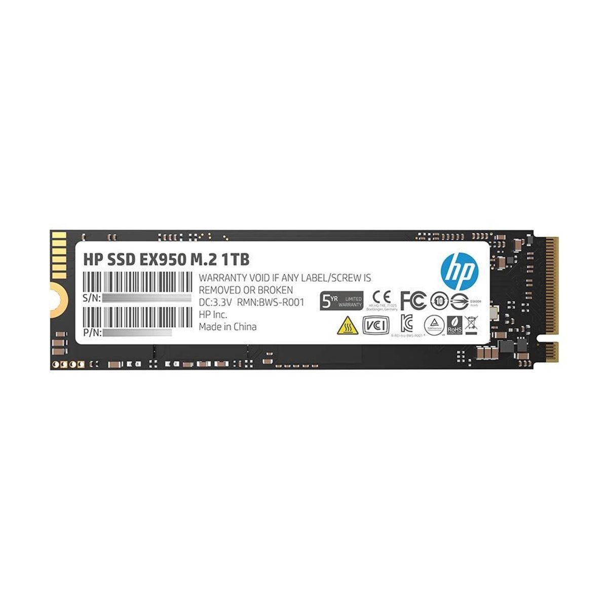 HP - HP Disco Sólido EX950 M.2 1TB PCIe 3.1 x4 NVMe NAND SSD - 5MS23AA#ABL
