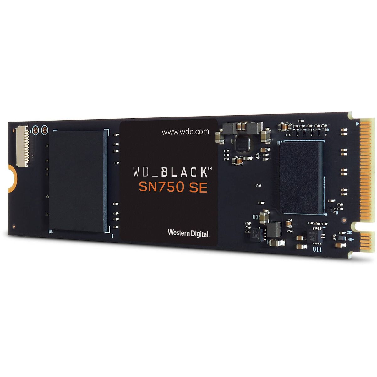 WESTERN DIGITAL - WD Black Disco Sólido 1TB SN750 Gamer PCIe Gen3 M.2 2280 WDS100T1B0E