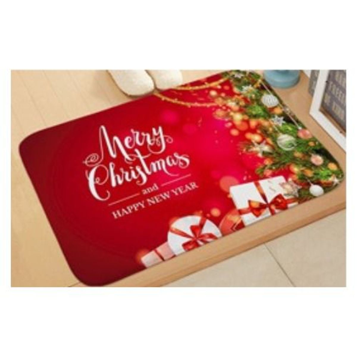 GENERICO - Tapetes Navideños Antideslizantes 60cm x 40cm