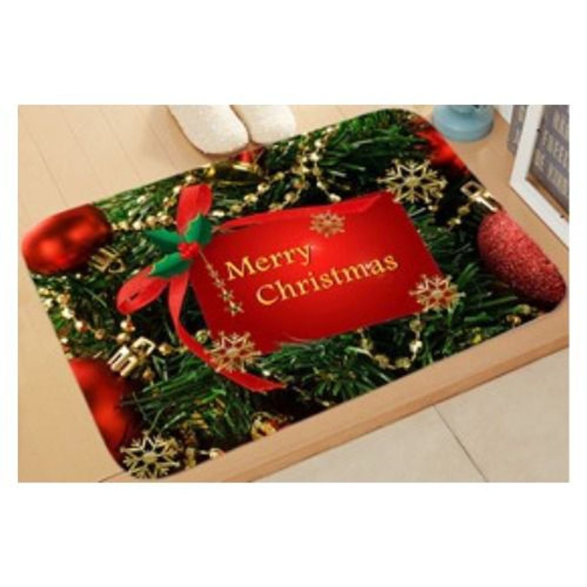 GENERICO - Tapetes Navideños Antideslizantes 60cm x 40cm