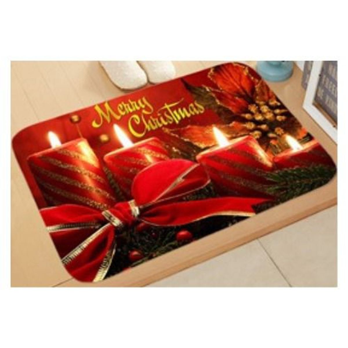 GENERICO - Tapetes Navideños Antideslizantes 60cm x 40cm