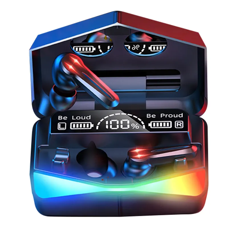 TWS - Audífonos Tws M28 Bluetooth Gamer Con Estuche De Carga