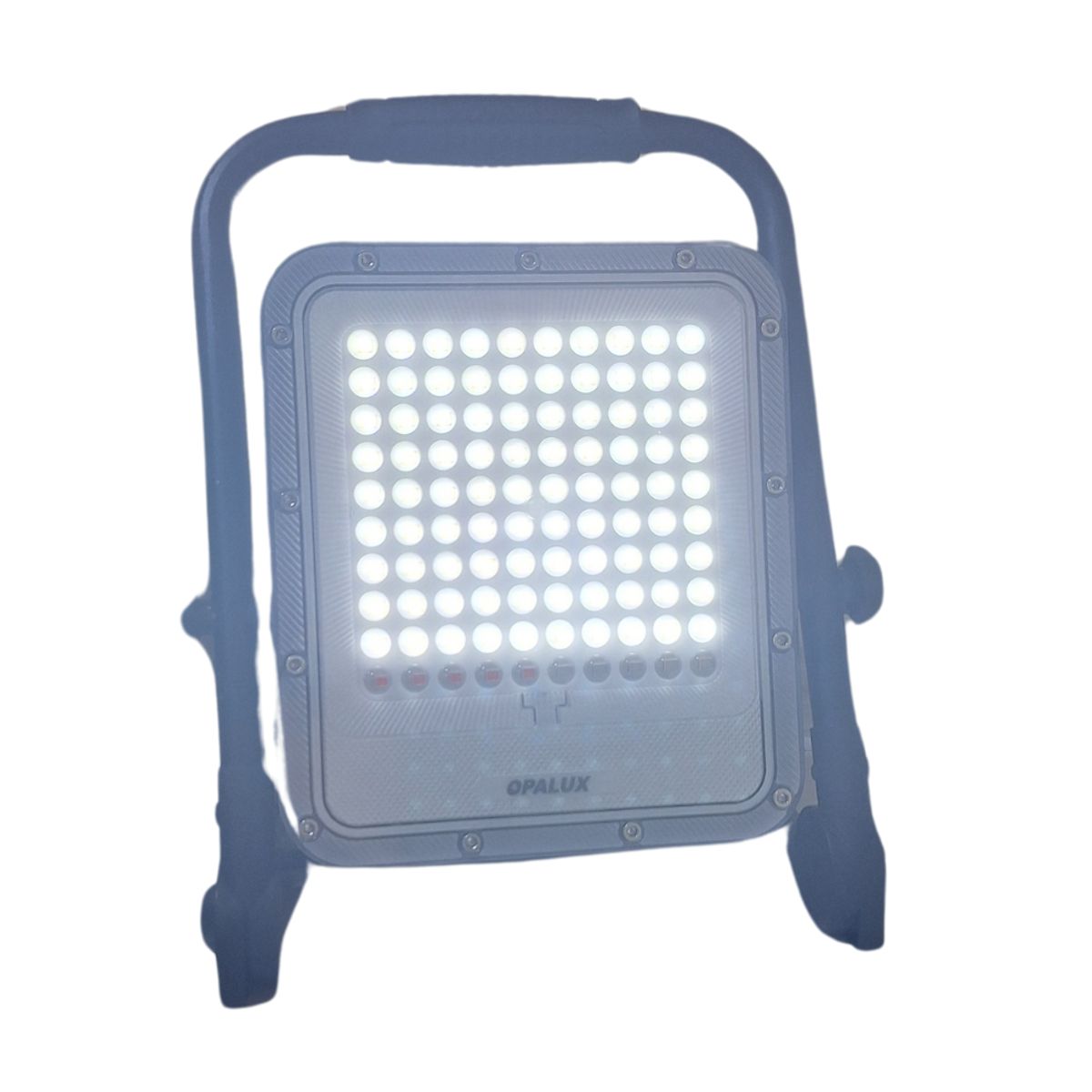 OPALUX - Reflector Opalux 50w Recargable Para Exteriores Ip65 80 Leds