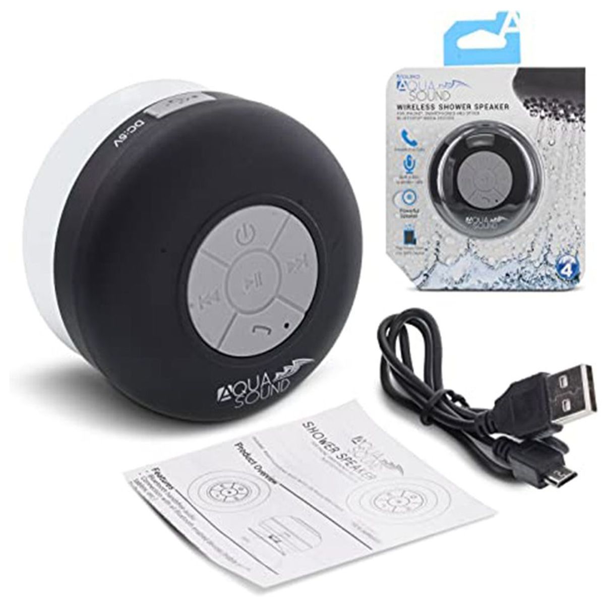 GENERICO - Aduro AquaSound WSP20 Altavoz De Ducha Inalámbrico Portátil