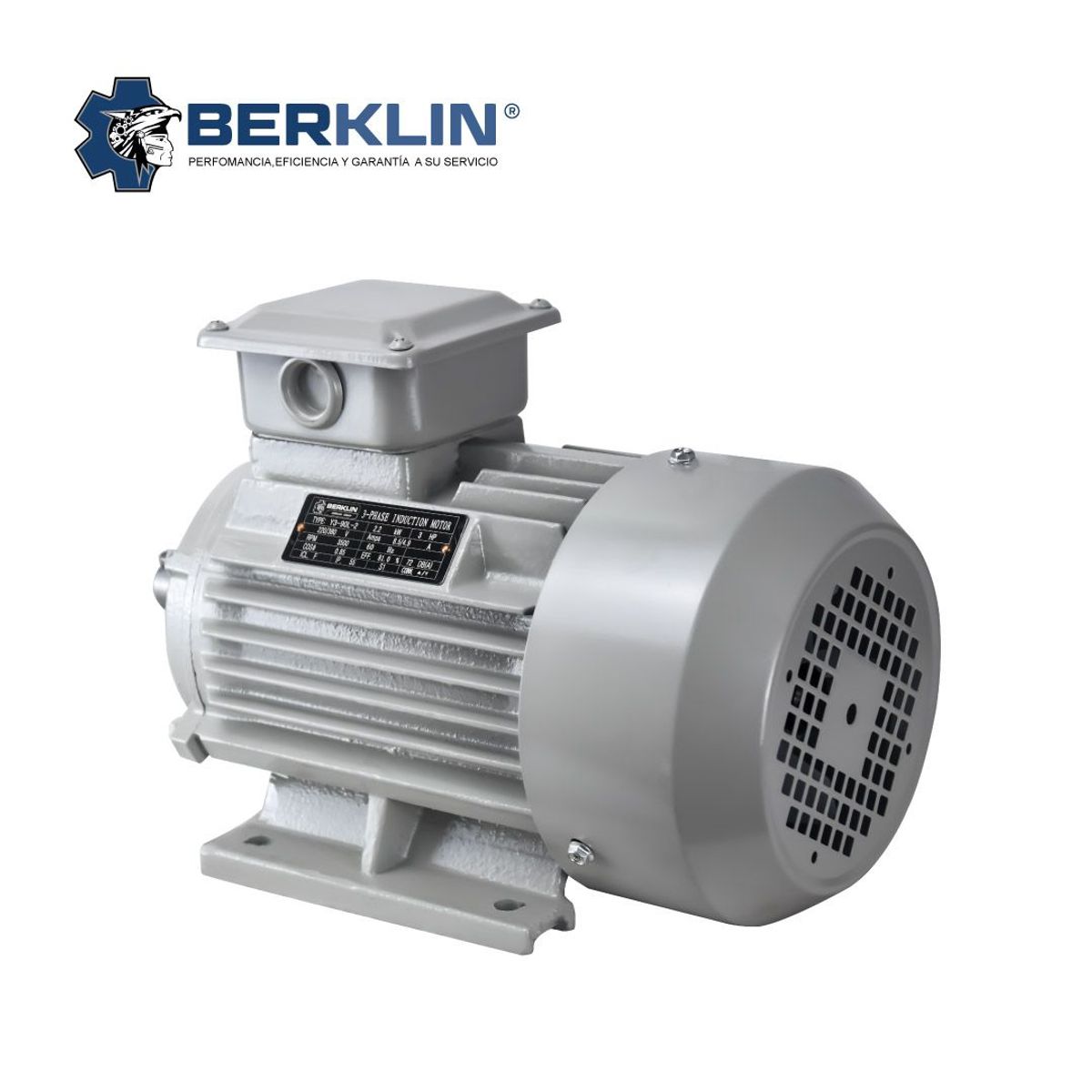 BERKLIN - MOTOR ELÉCTRICO TRIFASICO DE 3 HP 3500RPM
