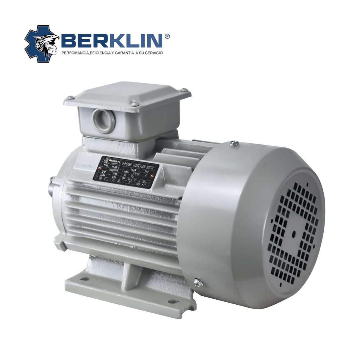 BERKLIN - MOTOR ELÉCTRICO TRIFASICO DE 2 HP 1750RPM