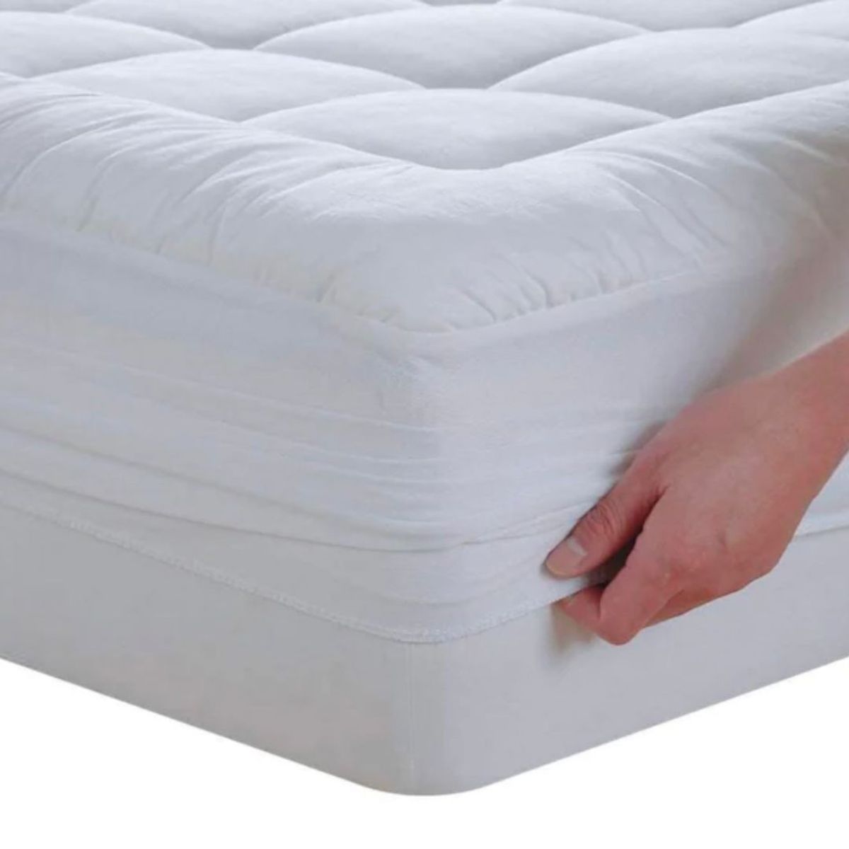 GENERICO - PROTECTOR IMPERMEABLE DE COLCHÓN DE ALGODÓN