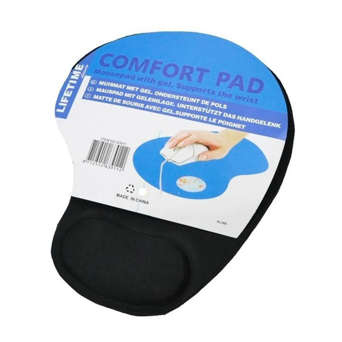 OEM - Mouse Pad Base Escritorio Con Almohadilla En Gel Alta Calidad