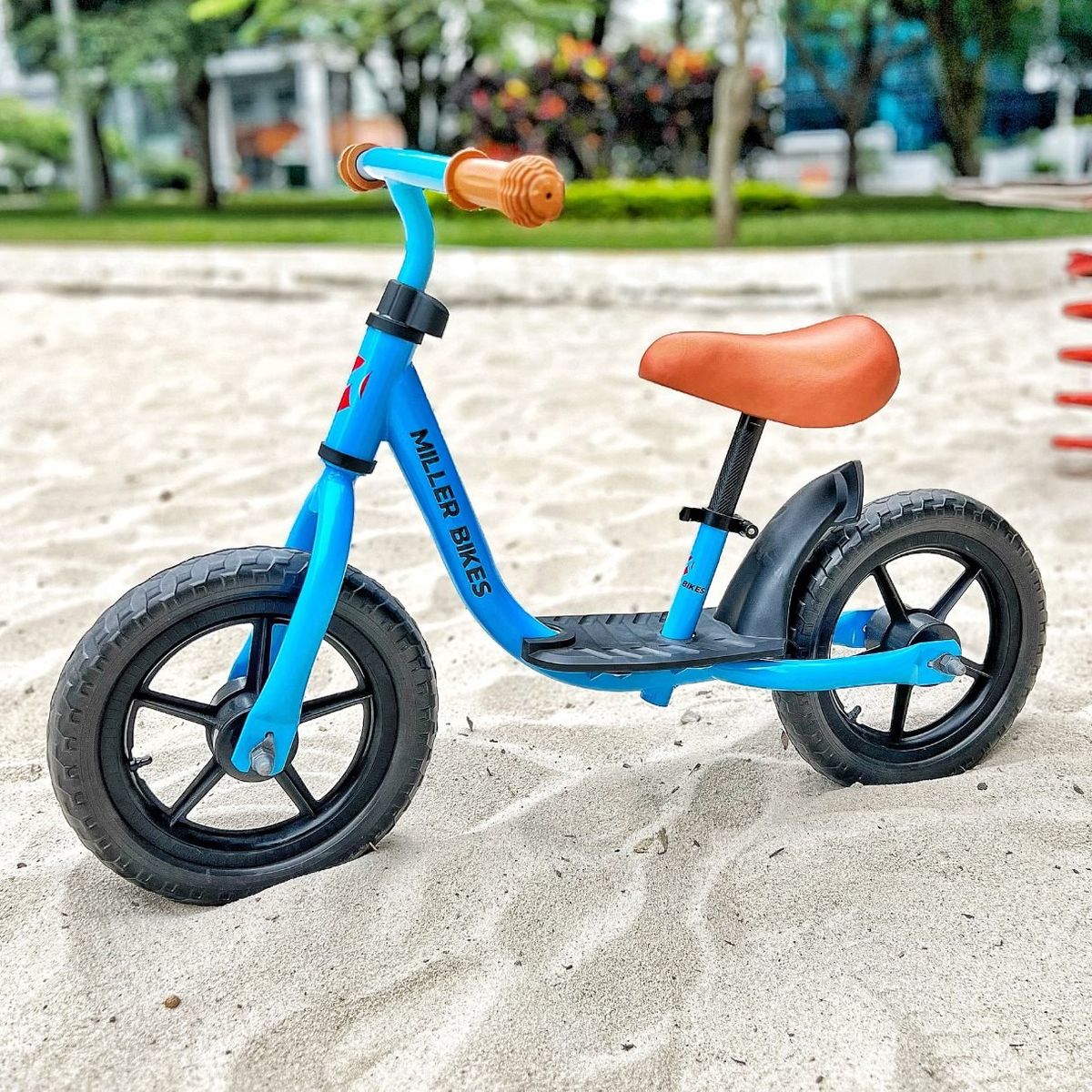 MILLER BIKES - Bicicleta de balance equilibrio MILLER BIKES Aro 12 Azul