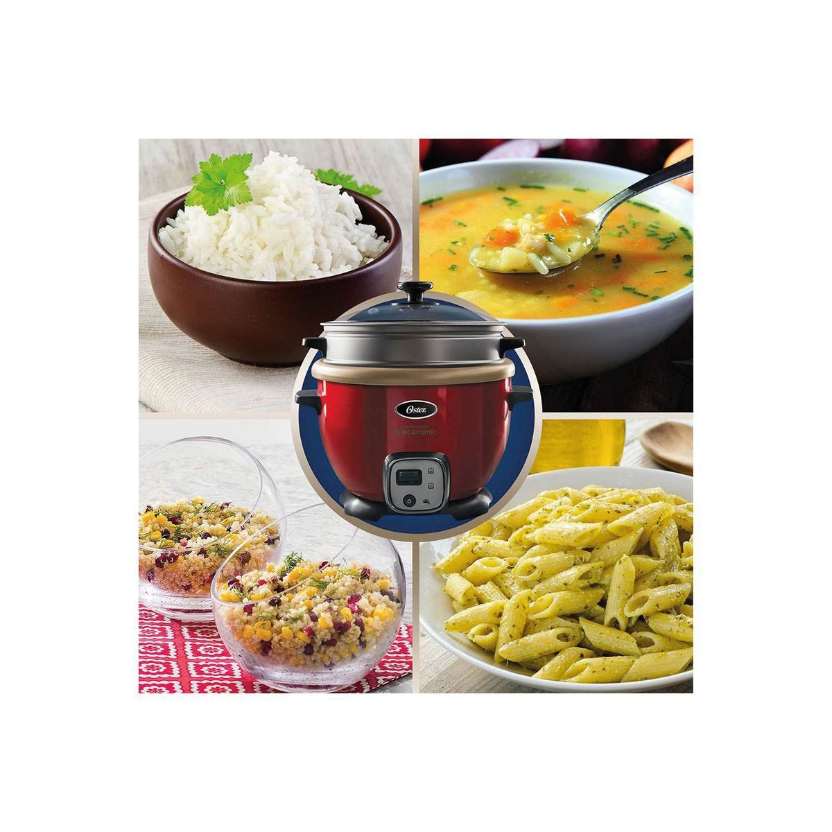OSTER - Arrocera multiusos Oster con función sofrito y Bioceramic CKSTRC7129R