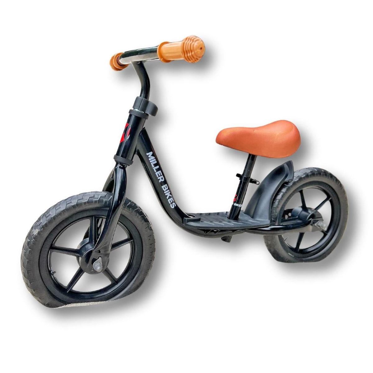 MILLER BIKES - Bicicleta de balance equilibrio MILLER BIKES Aro 12 Negra