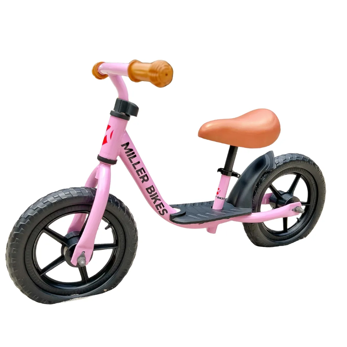 MILLER BIKES - Bicicleta de balance equilibrio MILLER BIKES Aro 12 Rosada