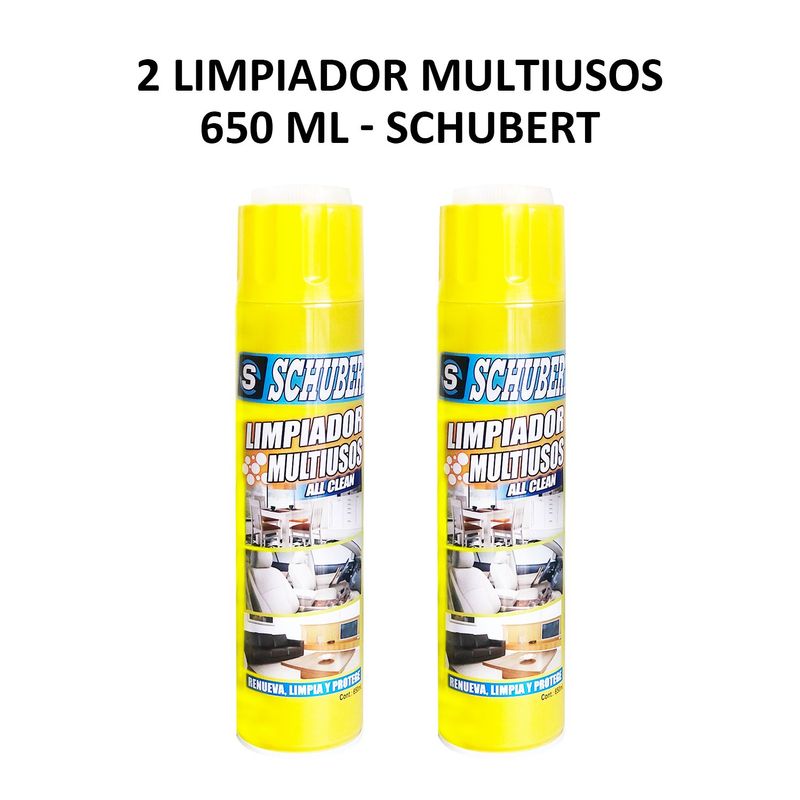 GENERICO - 2 Limpiadores Multiusos 650ml - Schubert