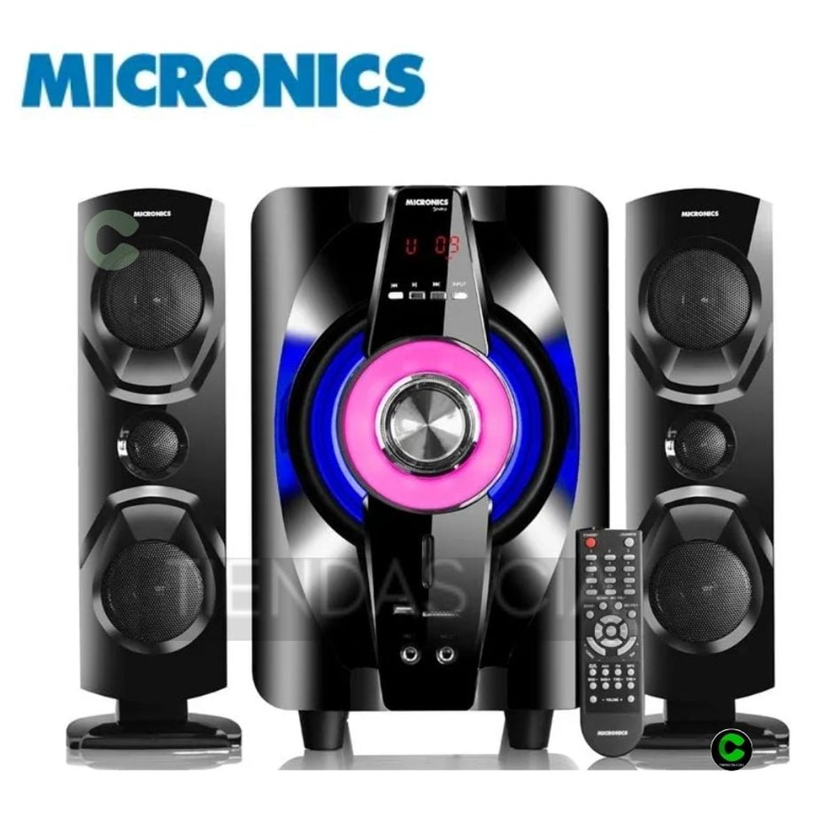 MICRONICS - Parlante Micronics 2.1 Shelby MIC S7011BT