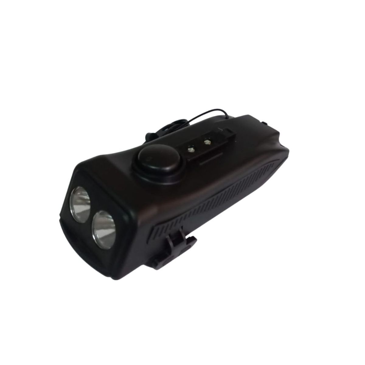 GENERICO - Luz Delantera 4 En 1 Para Bicicleta Timbre Soporte Hdrt-1018 Negro