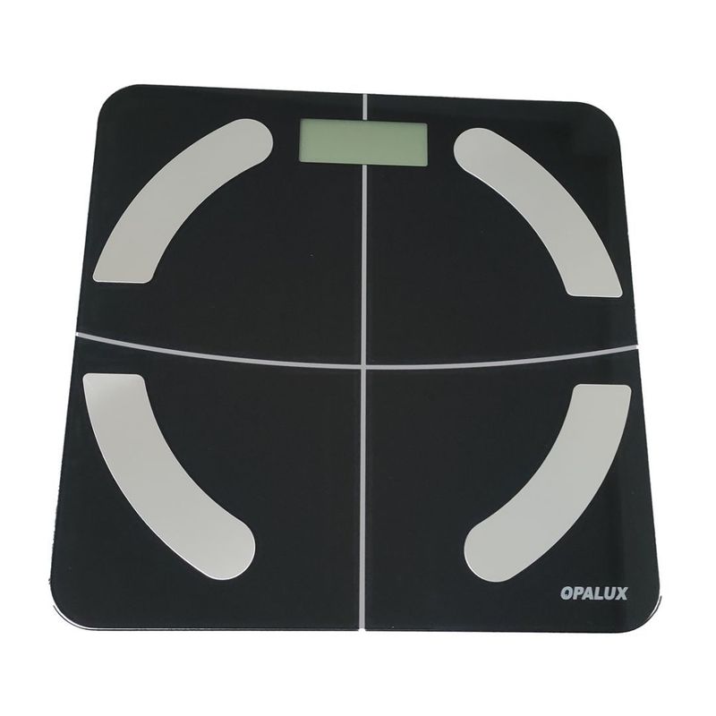 OPALUX - Balanza Inteligente Con Bluetooth Opalux - App Alfit Negro