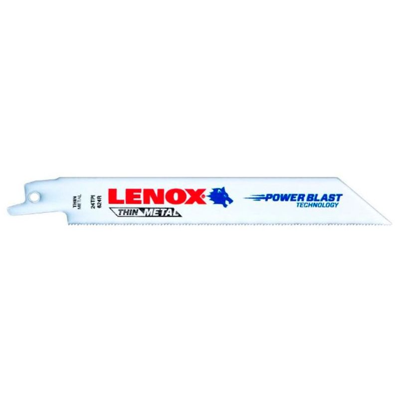 LENOX - Hoja Sierra Sable Bimetalica 624R 6" * 3/4" * 0.035" DPP (24) - Pack x 5 und