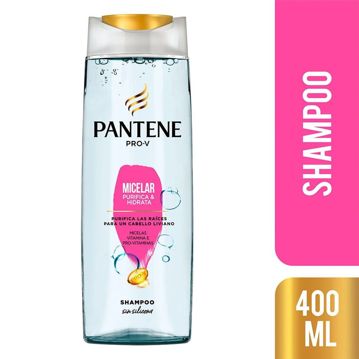 P&G - Pantene Shampoo Pro-V Micelar Purifica  Hidrata 400ml
