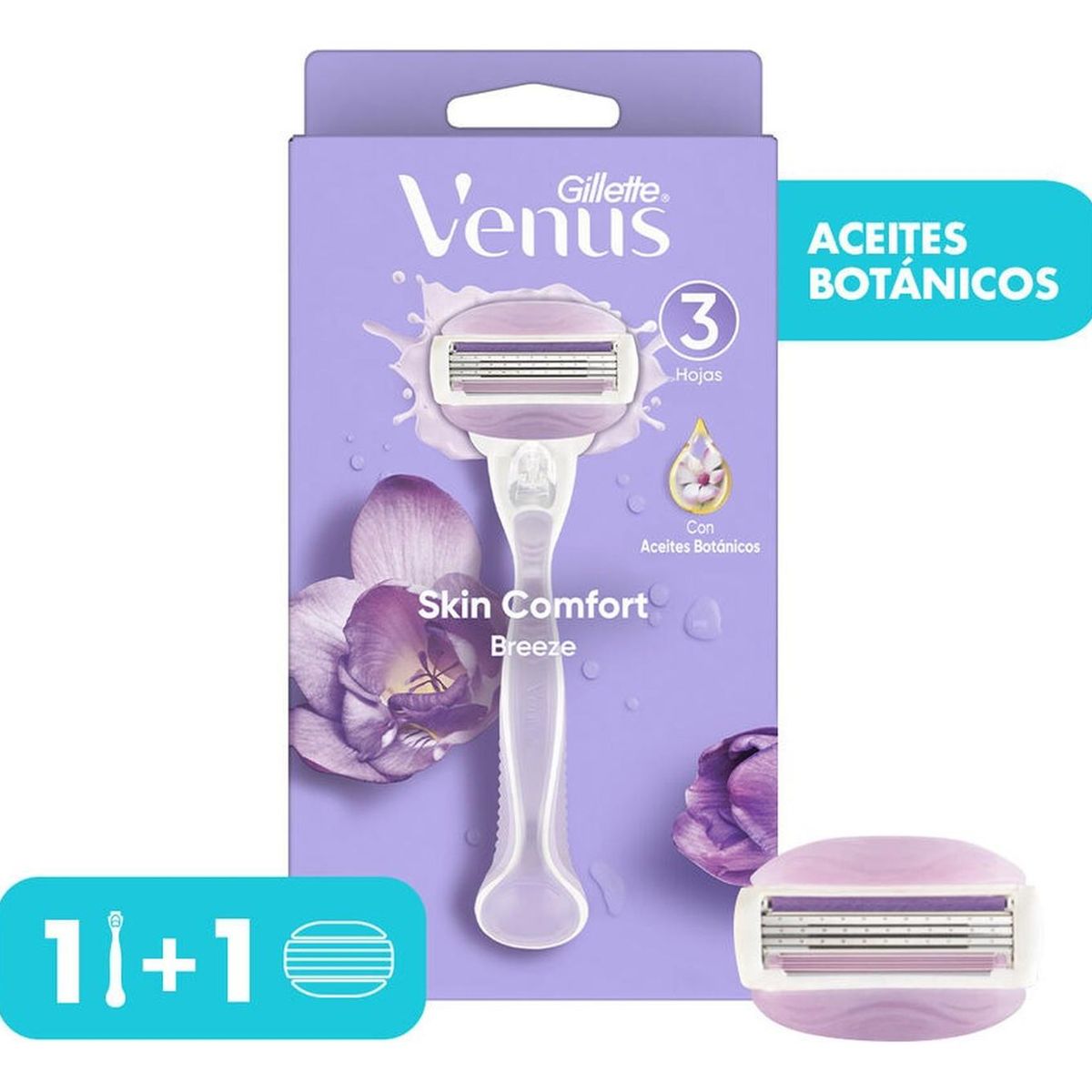 GILLETTE - Gillette Venus Breeze Máquina Recargable Depilación 1 unidad