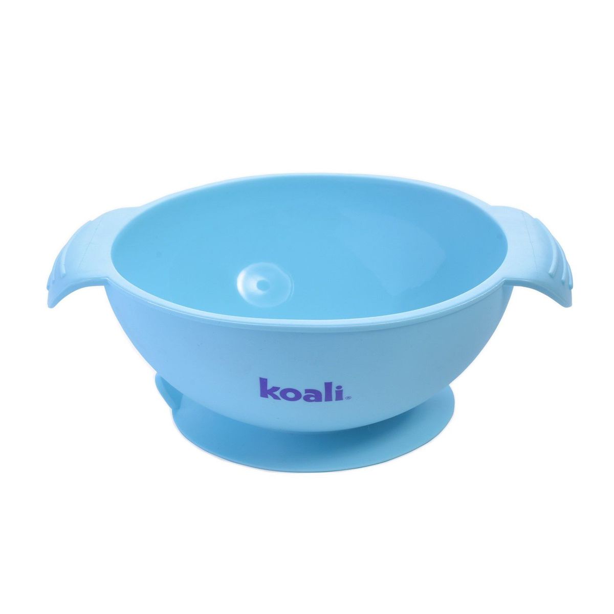 KOALI - Plato para Bebe antideslizante de Silicona Celeste