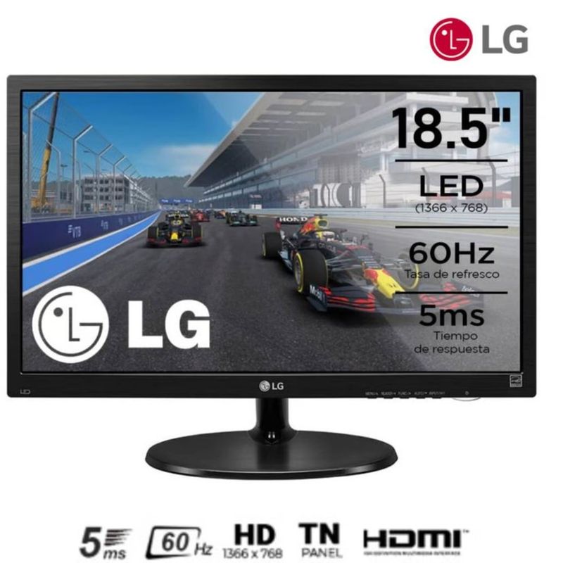 LG - Monitor LG 19 resolución HD VGA HDMI