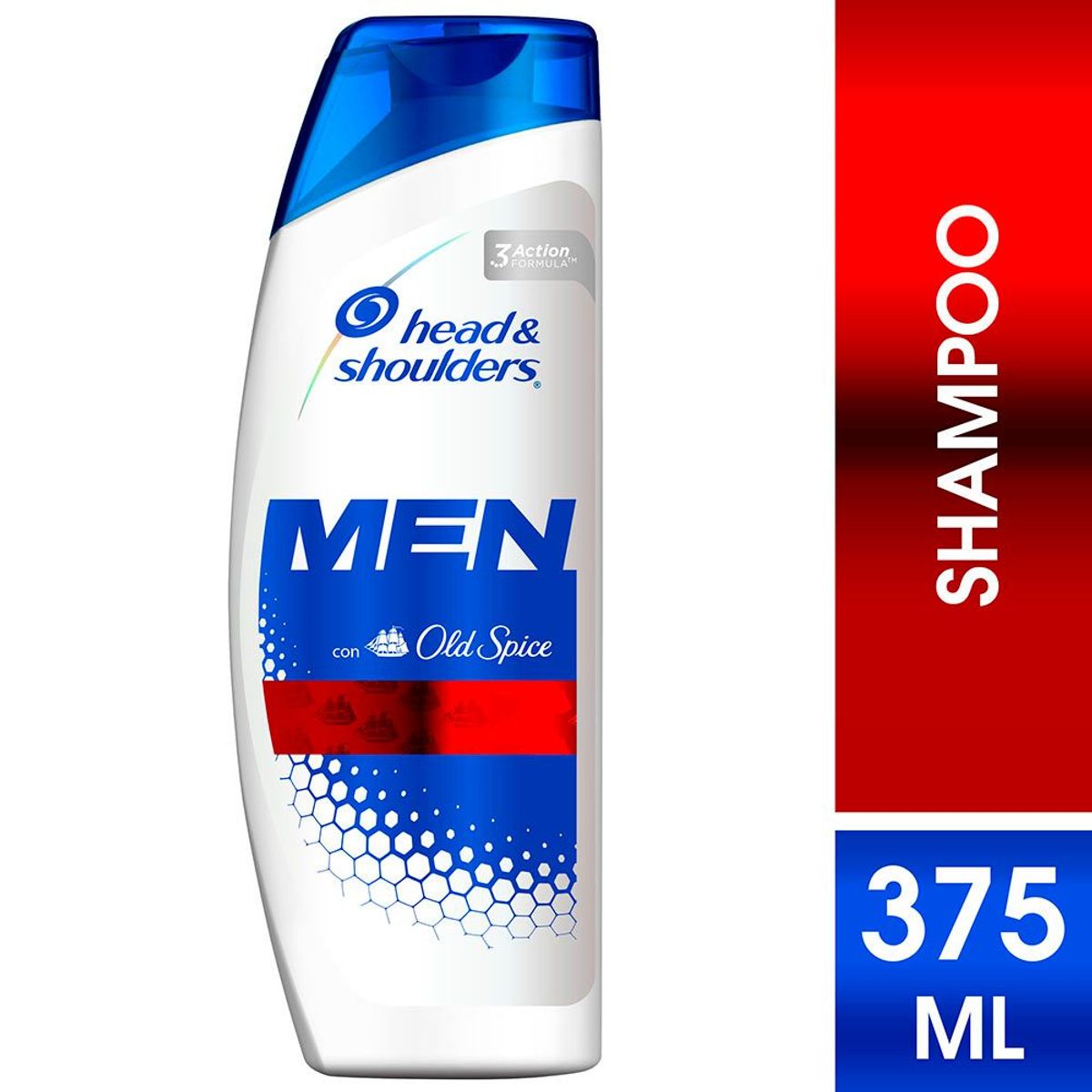 HEAD AND SHOULDERS - Head  Shoulders Shampoo para Hombre Men Old Spice 375ml.