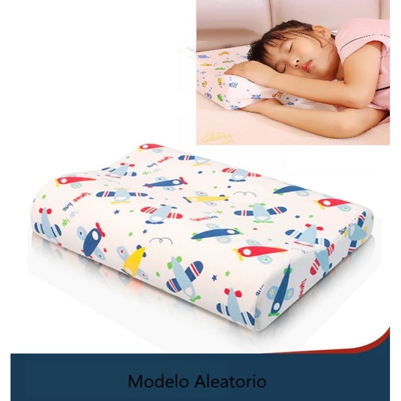 GENERICO - Almohada Viscoelástica Ergonómica para Niñas Femenino color aleatorio