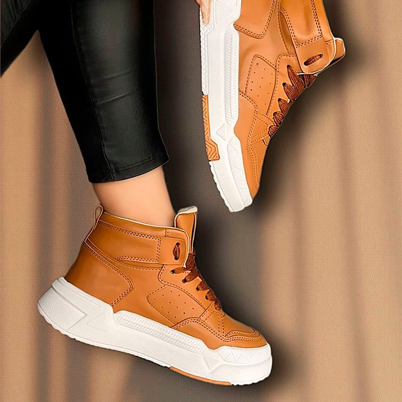 GENERICO - 051L-55 Zapatilla Mujer Milagros Vela Camel