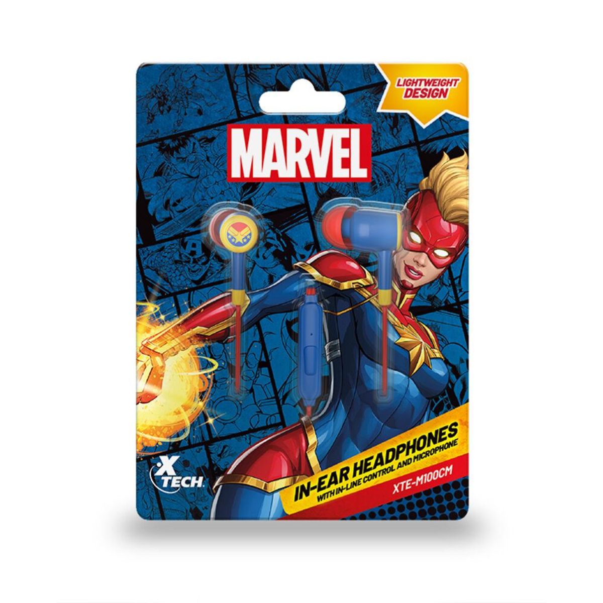 XTECH - AUDIFONOS XTECH CAPITANA MARVEL XTE-M100CM