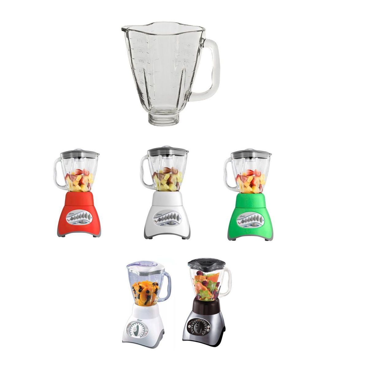 OSTER - Vaso Oster 84036 000 000 refractario Trébol 1.25 L