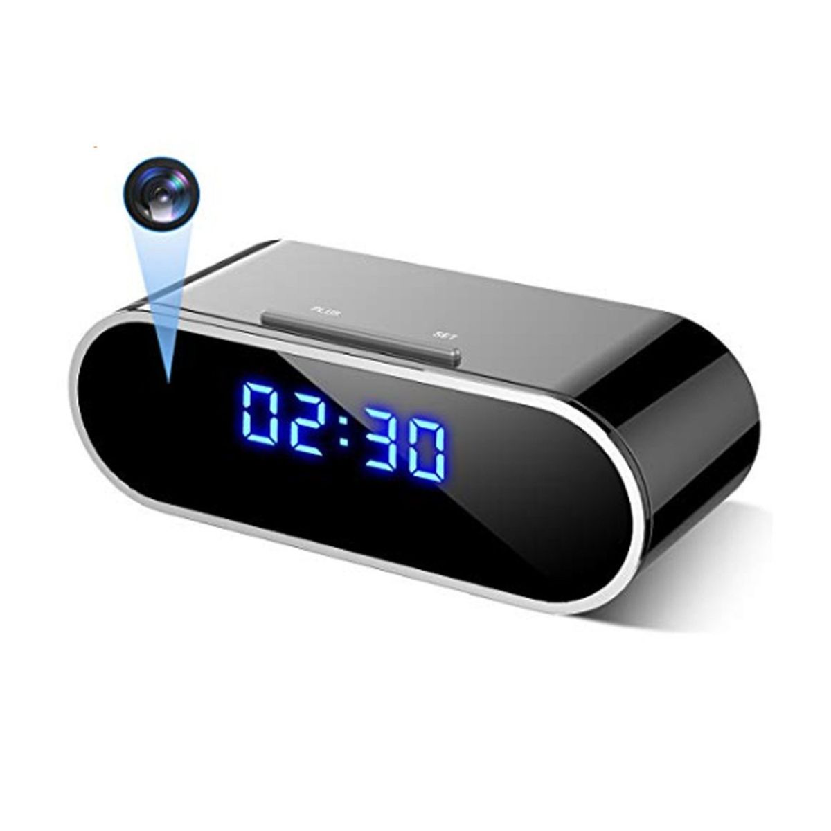 NEO DIGITAL - Cámara Espía Recargable Tipo Reloj WiFi 1080p FullHD Oculta IP29W