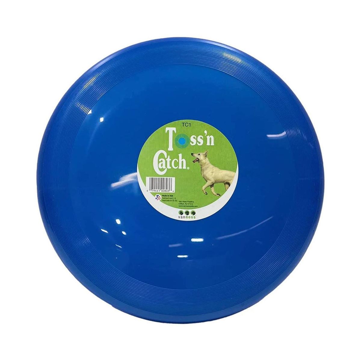 VANNES - Vanness Frisbee plástico para perros Toss N Catch
