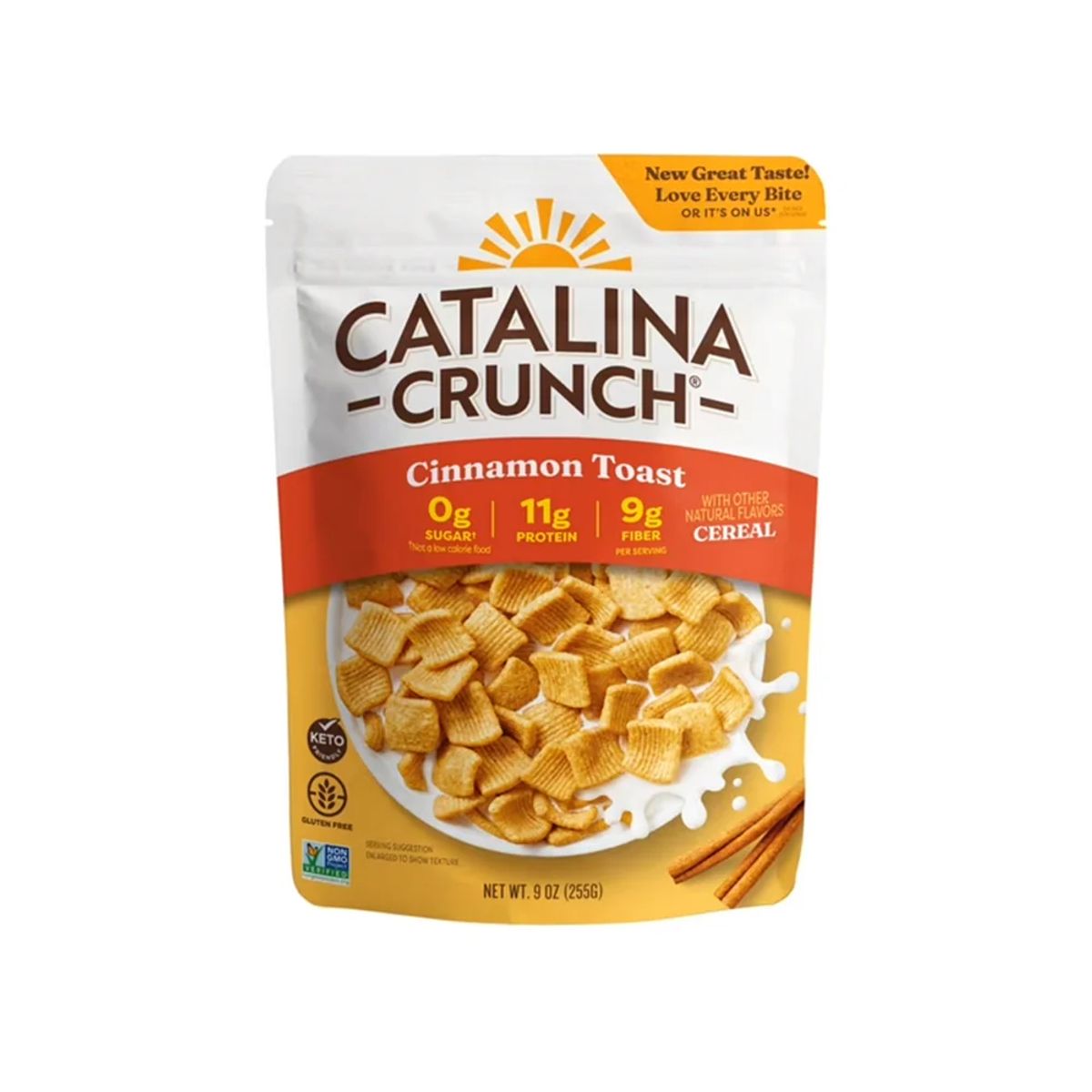 ONZA - Catalina Crunch Cereal - Cinnamon Toast x 255g